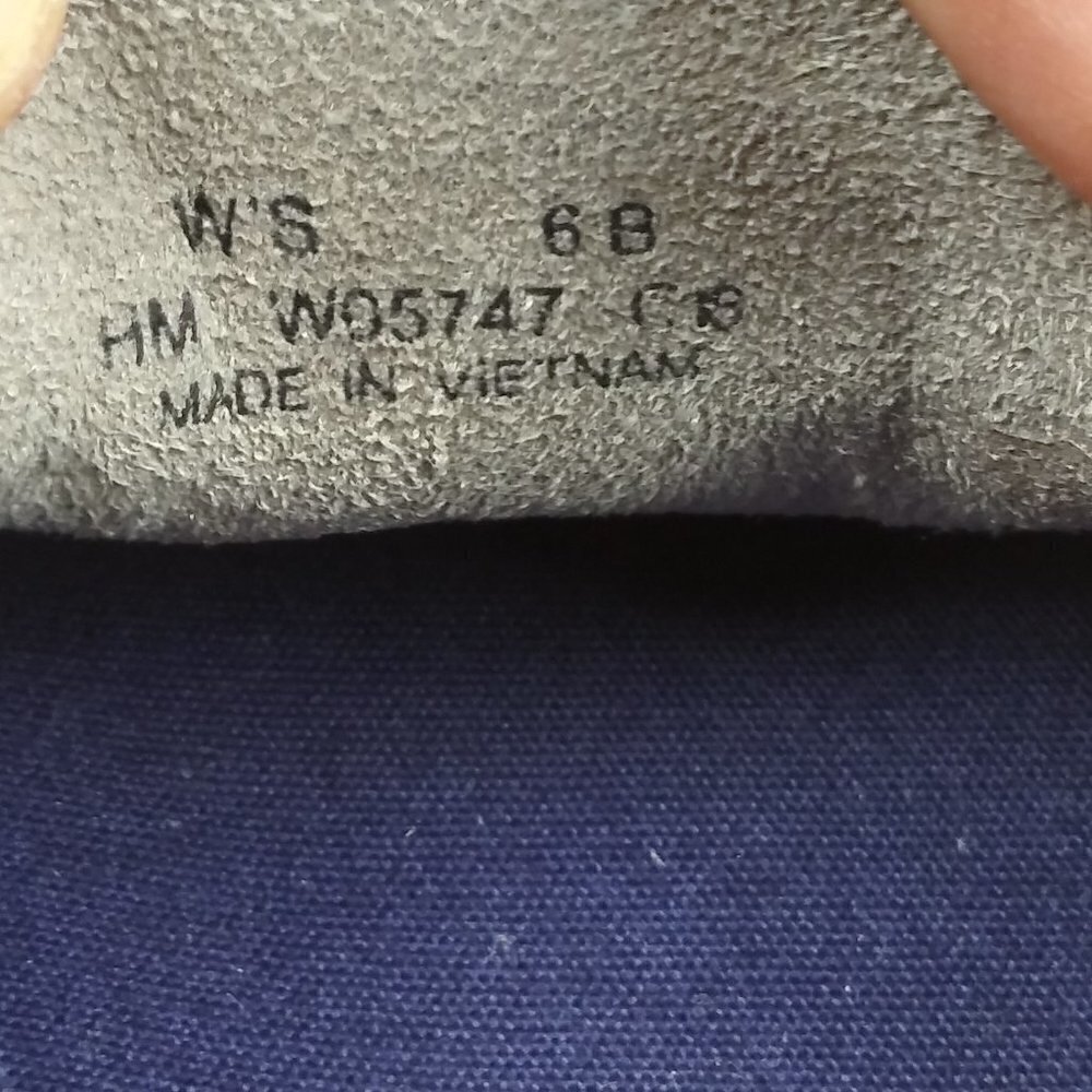 Cole Haan women's shoes Nantucket Camp Moccasin Navy blue size 6 Nautica - Picture 9 of 10